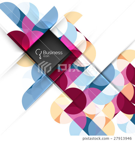 Circles vector abstract background 27913946