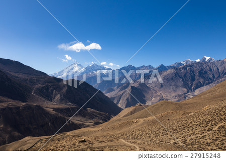 Mount Dhaulagiri and Tukuche Peak. Nepal 27915248
