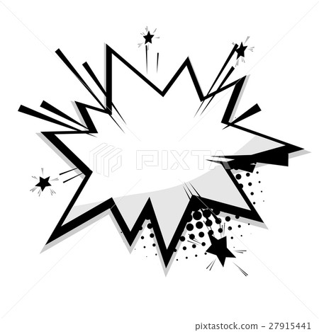 Blank template comic speech balloon star Blank template comic speech balloon star 27915441
