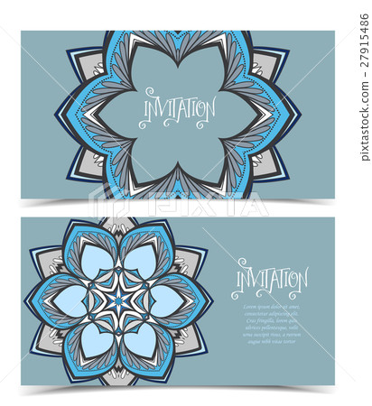 Vector floral greeting card 27915486