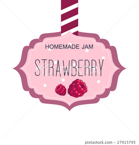 Sweet Strawberry Jam Pink Template Label With Sweet Strawberry Jam Pink Template Label With 27915795