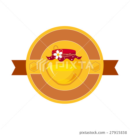 Floral Honey Jar Template Honey Product Label 27915838