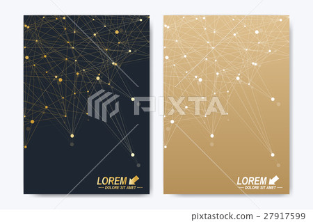 Modern vector template for brochure, Leaflet 27917599