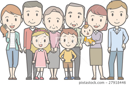 Happy Family No.01 (illustration of a smile of... - Stock Illustration ...