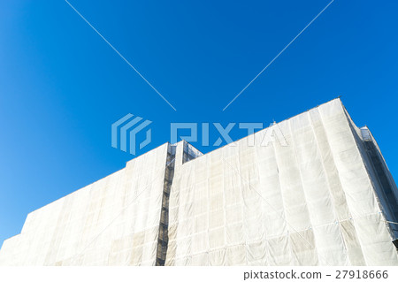 Scenery of apartment in Japan during repair work Scenery of apartment in Japan during repair work 27918666