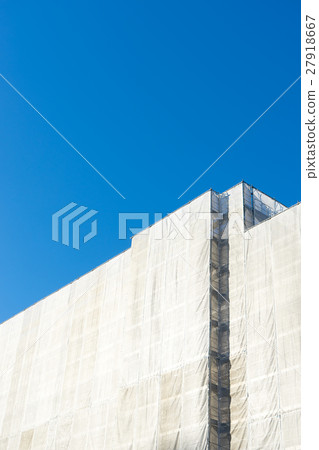 Scenery of a Japanese condominium under repair work 2 Scenery of a Japanese condominium under repair work 2 27918667
