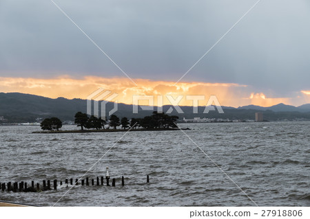 Lake Shinji sunset spot Lake Shinji sunset spot 27918806