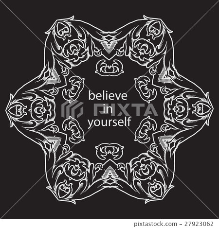 Hand drawn vintage calligraphic decoration 27923062