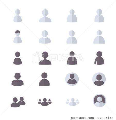 User Icons and People Icons Style Flat Icons 27923138