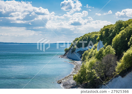 Baltic Sea coast on the island Ruegen in Germany Baltic Sea coast on the island Ruegen in Germany 27925366