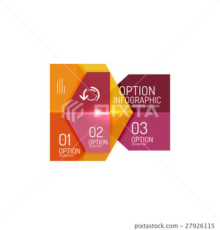 Infographic modern templates - geometric shapes Infographic modern templates - geometric shapes 27926115