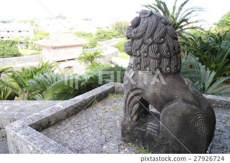 Shisa of world stone shrine shrine Shisa of world stone shrine shrine 27926724