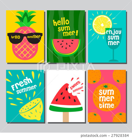 summer , layout design, greeting card 27928384
