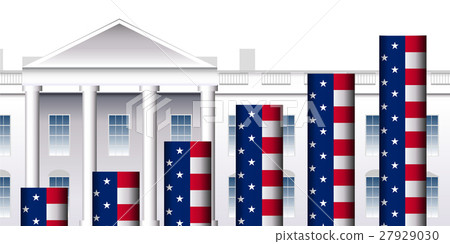 美國懷特豪斯圖表背景 27929030