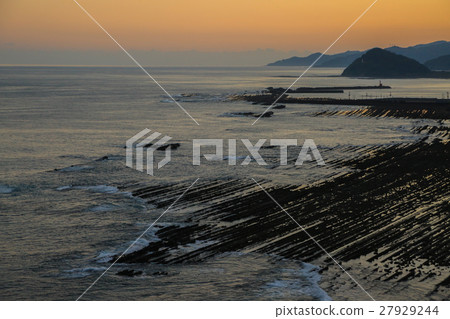 Sunset on Miyazaki Miyazaki city Nichinan coast Sunset on Miyazaki Miyazaki city Nichinan coast 27929244