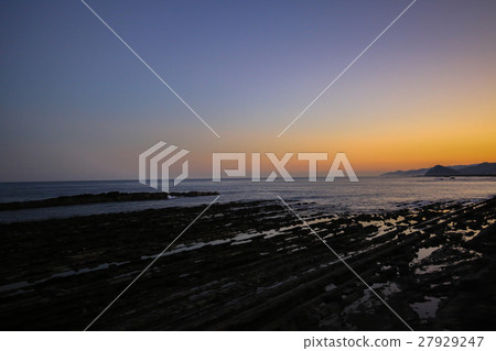 Sunset on Miyazaki Miyazaki city Nichinan coast Sunset on Miyazaki Miyazaki city Nichinan coast 27929247