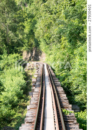 Railroad track,kanchanaburi,thailand 27930401