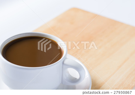 Cup of Coffee on Wooden Cup of Coffee on Wooden 27930867