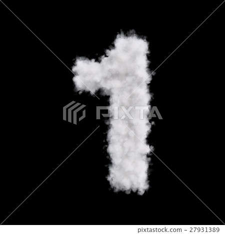 One cloud shape - Stock Illustration [27931389] - PIXTA