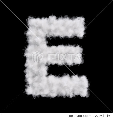 Cloud letter E 27931416
