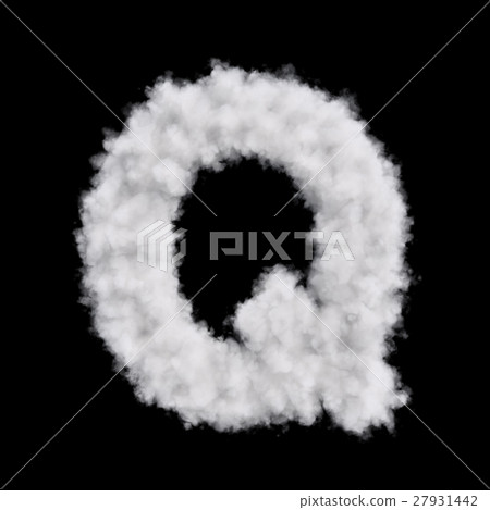 Cloud letter Q Cloud letter Q 27931442