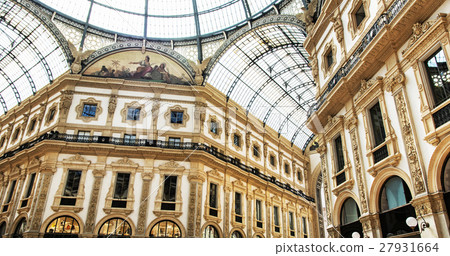 Galleria Vittorio Emanuele II in Milan city, Italy 27931664