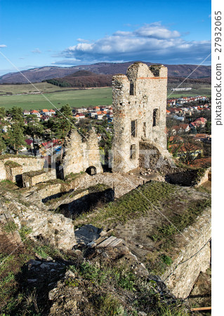 View from the ruins of Divin castle, Slovakia View from the ruins of Divin castle, Slovakia 27932065