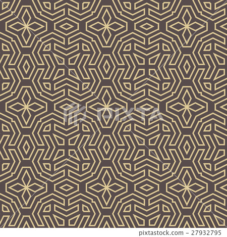 Seamless Geometric Vector Background - Stock Illustration [27932795 ...