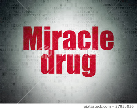 Medicine concept: Miracle Drug on Digital Data Medicine concept: Miracle Drug on Digital Data 27933036