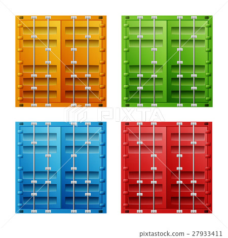 Cargo container vector illustration Cargo container vector illustration 27933411