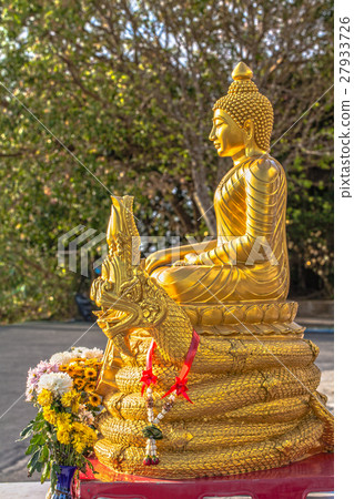 Buddha image in front of big Buddha 27933726