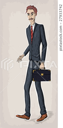 Men male person human people hold case bag 27933742