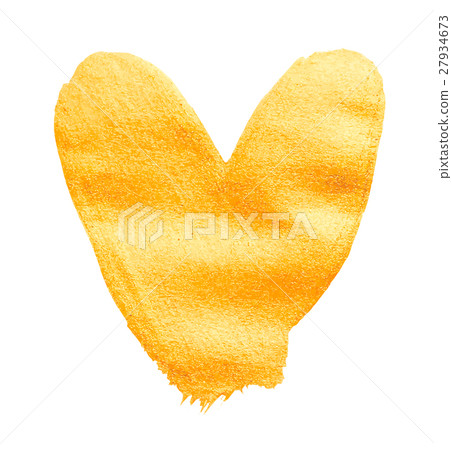Vector shining gold heart for you amazing design 27934673