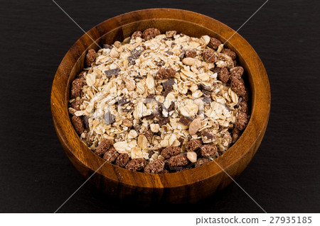 Healthy oat granola muesli cereals Healthy oat granola muesli cereals 27935185