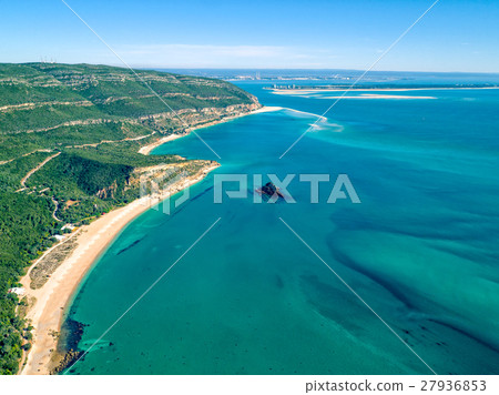 Aerial View Ocean Coastal Landscape of Nature Park 27936853