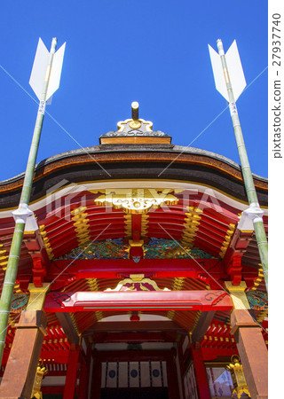 圖庫照片: 石清水八幡宮 八幡神社 神殿