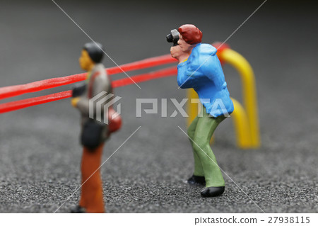 Regulation line and photographer Regulation line and photographer 27938115