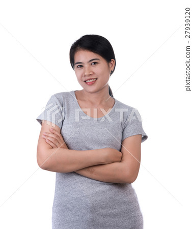 Portrait of smiling business woman isolated Portrait of smiling business woman isolated 27939120