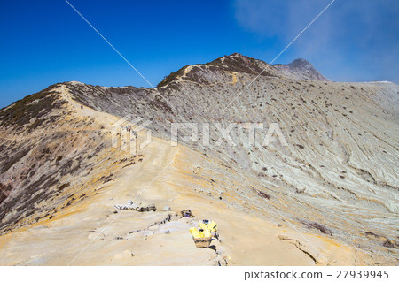 Ijen Crater landscape from the crater Ijen Crater landscape from the crater 27939945