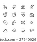 Communication element vector out line set 1. 27940026
