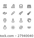 Laboratory tools vector out line set 1. 27940040