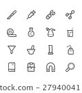 Laboratory tools vector out line set 2. 27940041