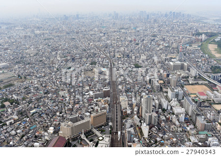 守口市，大阪府鳥瞰圖 27940343