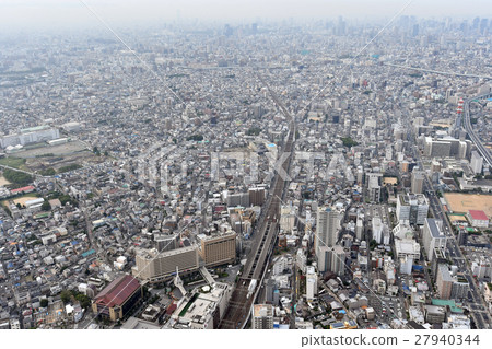 守口市,大阪府鳥瞰圖 守口市,大阪府鳥瞰圖 27940344