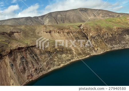 Lake in the Caldera volcano Ksudach. South 27940580