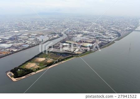 Nishiyodogawa病區,大阪市海灣地區鳥瞰圖 Nishiyodogawa病區,大阪市海灣地區鳥瞰圖 27941522