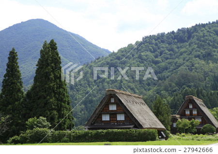 World heritage Hida Shirakawa-go in early summer World heritage Hida Shirakawa-go in early summer 27942666