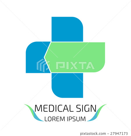 Medical logo design template. vector illustrator. 27947173