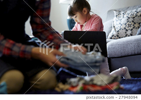 Mothers doing housework Parenting Mothers doing housework Parenting 27948094