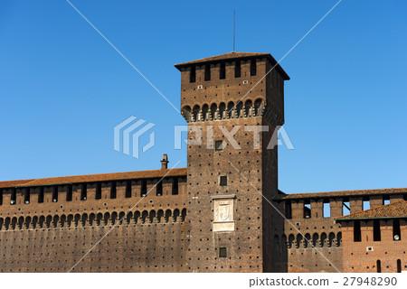 Sforza Castle in Milan Italy - Castello Sforzesco 27948290